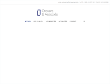Tablet Screenshot of orquera.com